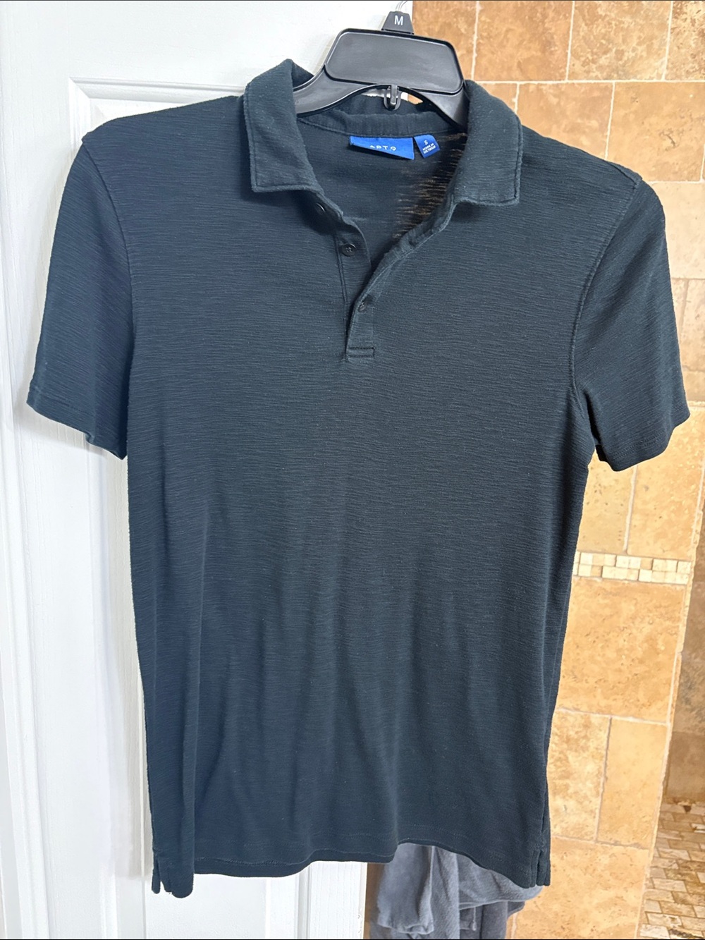 Apt. 9 Men's Black Short Sleeve Polo